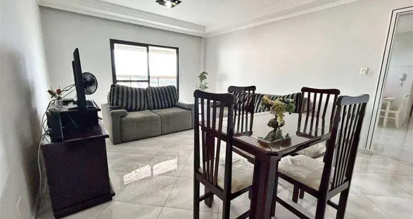 Apto 03 dorm(s), sendo 02 suítes, com sacada gourmet com vista para o morro na Guilhermina em Praia Grande SP.