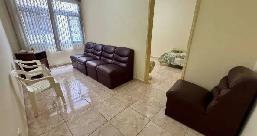Apto de 1 dormitório, 42m², mobiliado, Forte em Praia Grande SP.