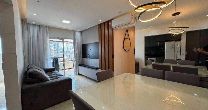 Apto 2 dorm(s), sendo1 suíte, Mobiliado,  na Guilhermina em Praia Grande – SP
