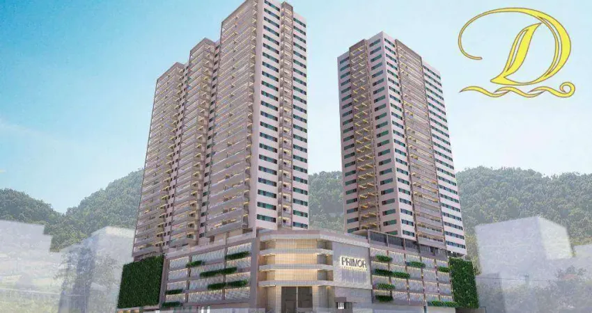 Apartamento com 3 dormitórios à venda, 109 m² por R$ 1.054.903,17 - Canto do Forte - Praia Grande/SP