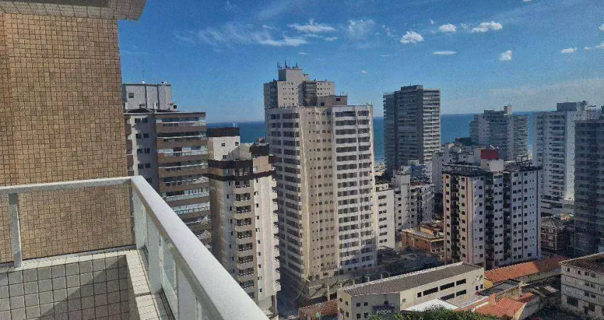 Apto pronto 2 dorm(s), sendo 2 suítes, 86m², 2 vagas, Vista mar, Aviação em Praia Grande SP.