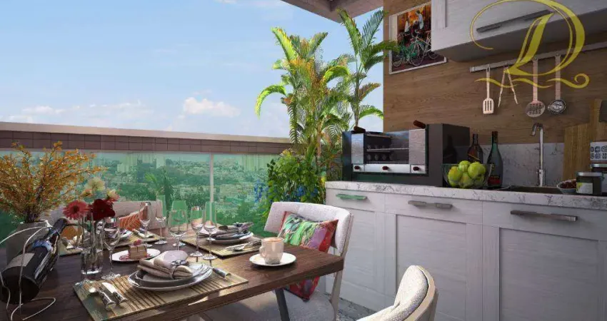 Apartamento com 2 dormitórios à venda na Aviação em Praia Grande. Em obras.