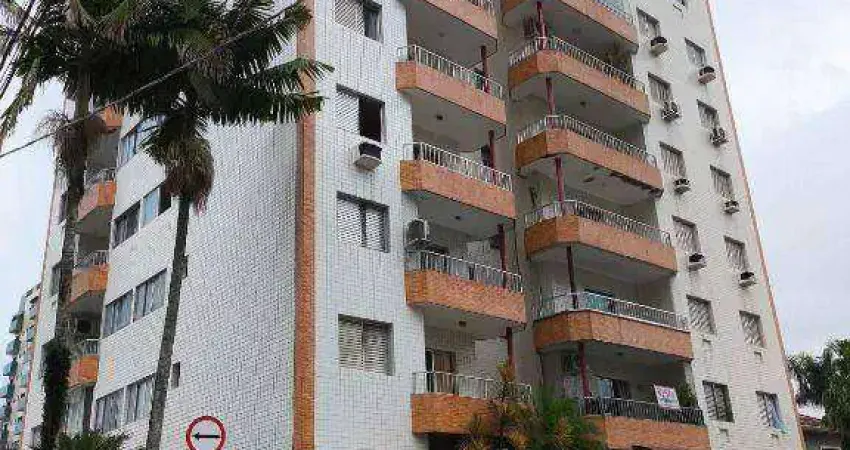 Apto de 1 Dormitório com sacada, 54m², 1 vaga, na Tupi em Praia Grande SP.