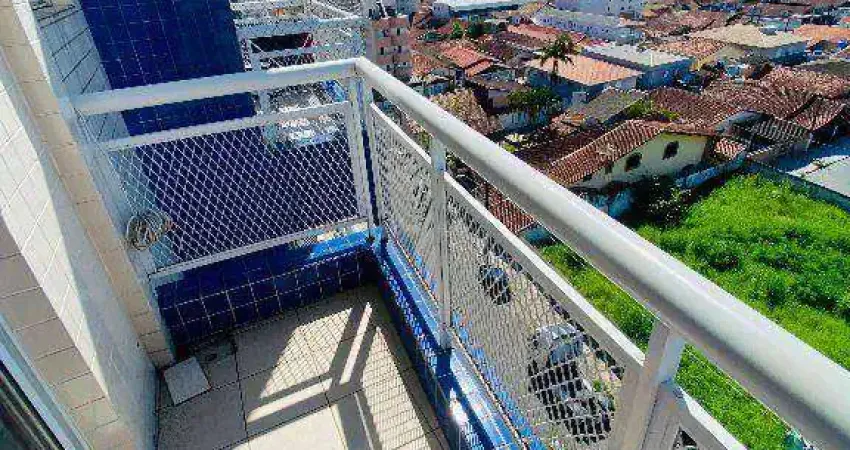 Apto de 1 dormitório com sacada, 1 vaga, 40 m², com lazer na Aviação em Praia Grande SP.
