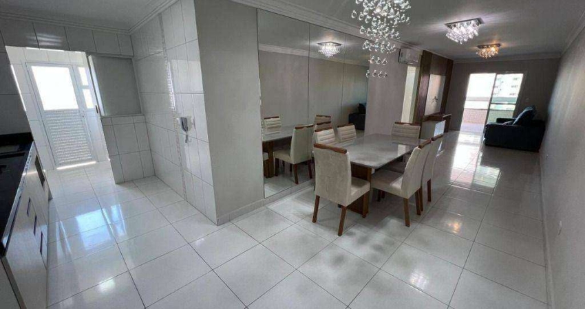 Apartamento de 3 quartos, sendo 02 suítes,  02 vagas, No Boqueirão em Praia Grande - SP.