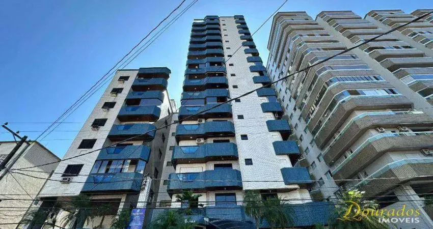 Apartamento com 1 dormitório à venda, 57 m² por R$ 335.000,00 - Guilhermina - Praia Grande/SP