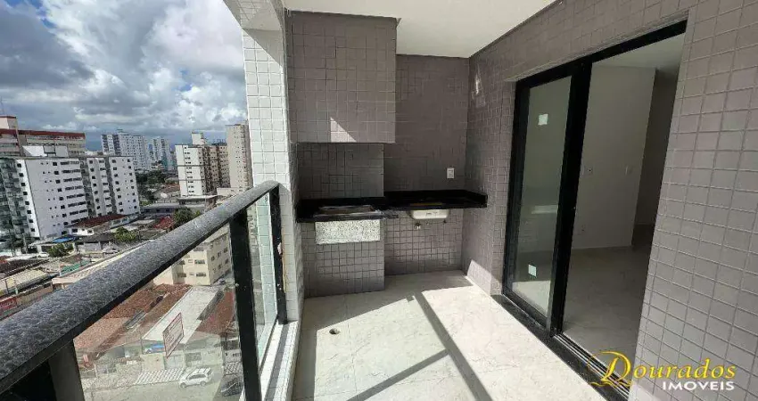 Apto novo de 2 dormitórios, sendo 2 suítes, alto padrão, Aviação em Praia Grande SP.