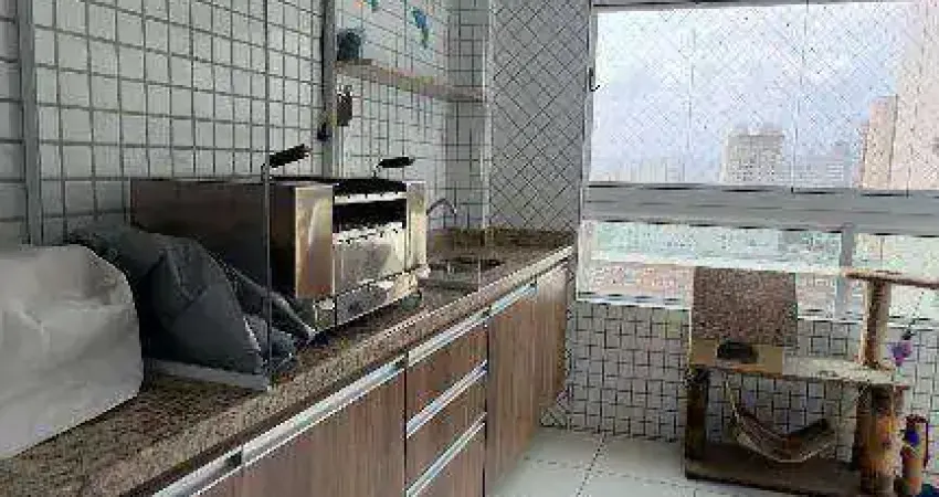 Apartamento de 2 dorm(s), sendo 1 suíte, com varanda gourmet ne tupi em praia grande sp.
