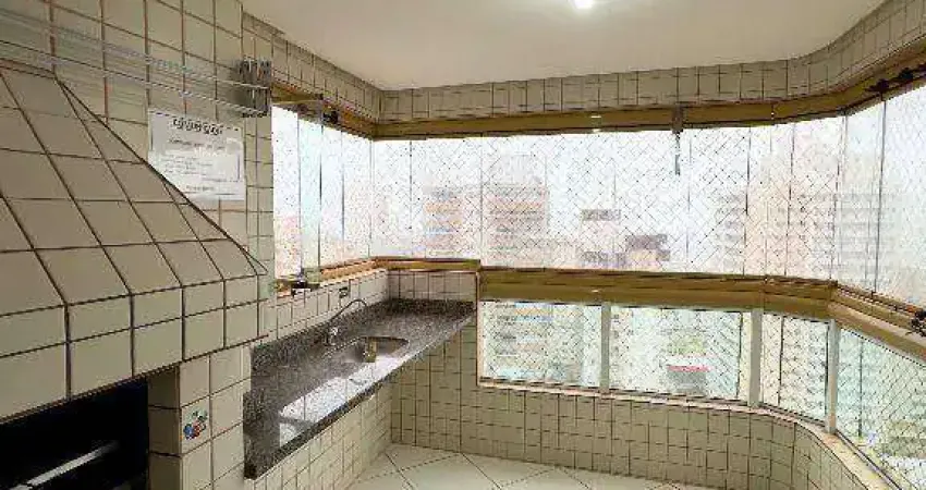 Apartamento de 2 dorm(s), sendo 1 suíte, com sacada gourmet na aviação - praia grande sp.