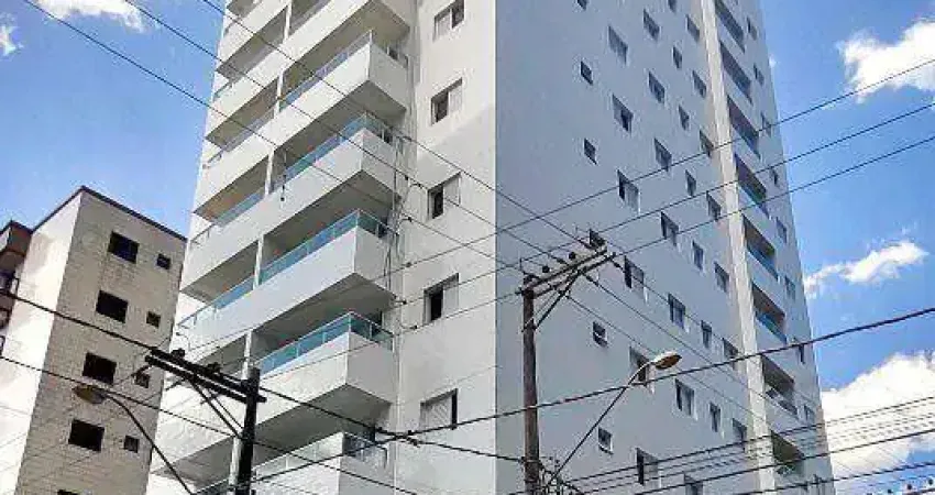 Apartamento de 2 dormitórios, sendo 1 suíte, com varanda gourmet na aviação em praia grande sp.