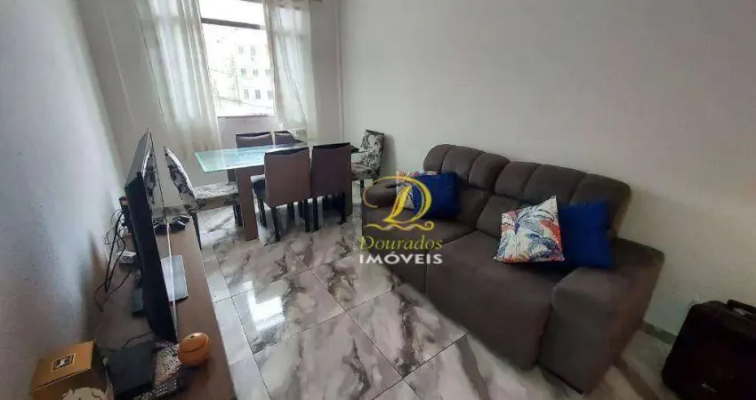 Apartamento com 1 dormitório à venda, 48 m² por r$ 270.000,00 - boqueirão - praia grande/sp