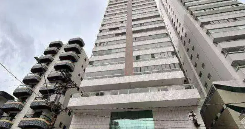 Apartamento de 2 dormitórios, sendo 1 suíte com varanda gourmet na guilhermina em praia grande sp.