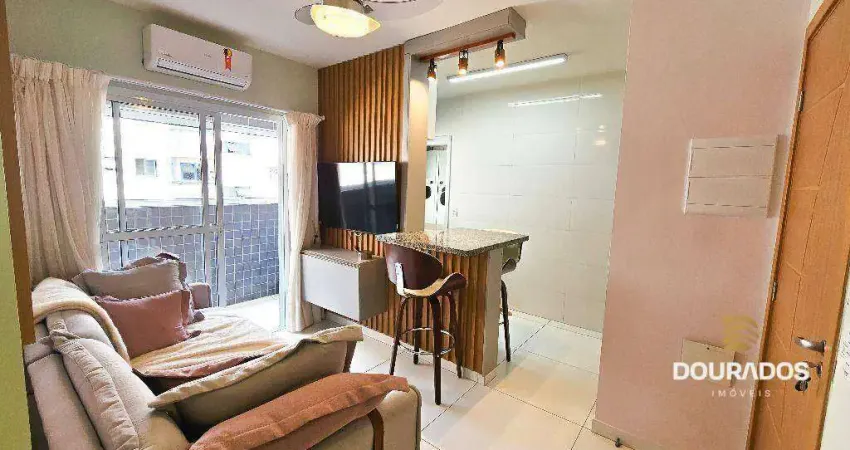 Apartamento de 1 dormitório mobiliado e decorado no canto do forte em praia grande sp.