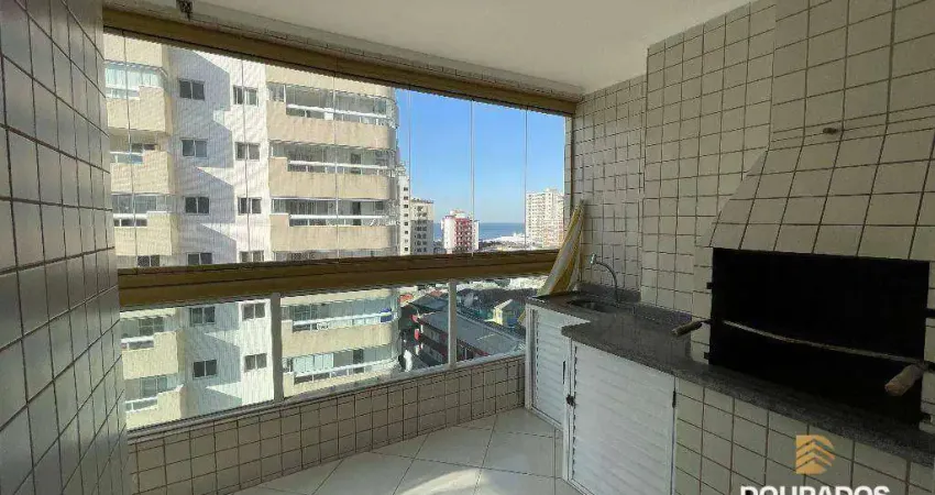 Apartamento de 3 dormitórios, sendo 1 suíte, com varanda gourmet na tupi em praia grande sp