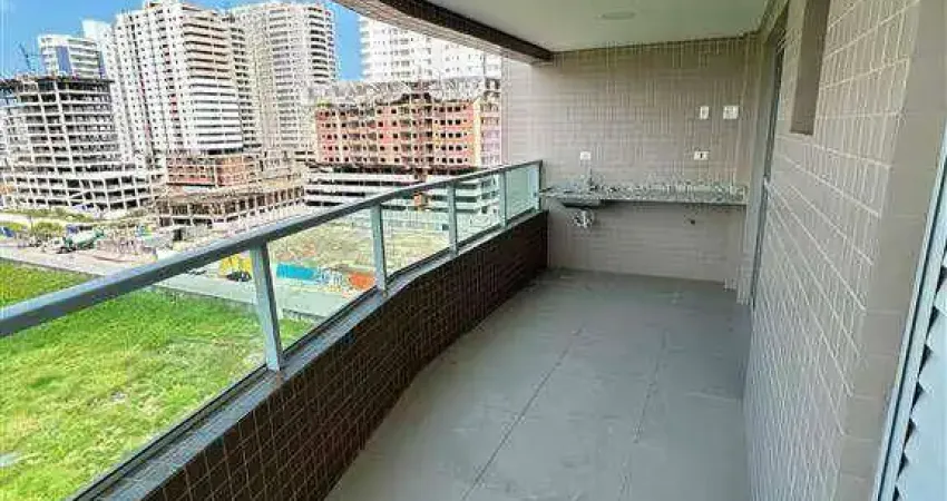 Apartamento novo com 3 dorm(s), sendo 3 suítes, varando gourmet na aviação em praia grande sp.