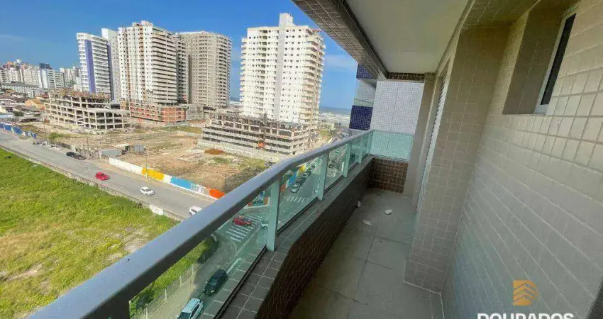 Apartamento novo com 3 dorm(s), sendo 3 suítes, varando gourmet na Aviação em Praia Grande SP.