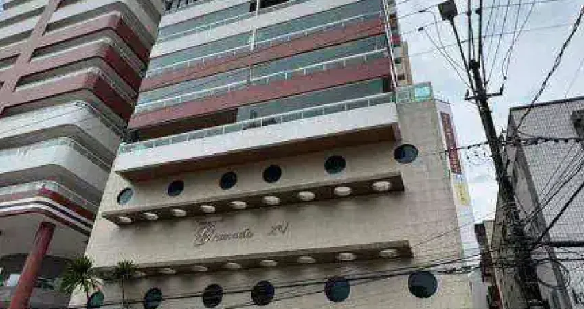 Apartamento de 2 dormitórios sendo 1 suíte, sacada gourmet na guilhermina em praia grande sp.