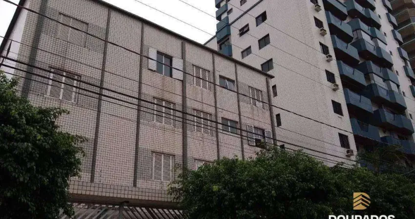 Apartamento de 1 dormitório , porteira fechada na guilhermina em praia grande sp.