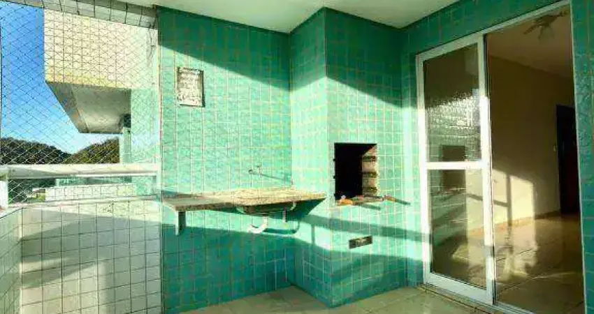Apartamento de 2 dorm(s) sendo 1 suíte com sacada gourmet no Forte em Praia Grande SP.