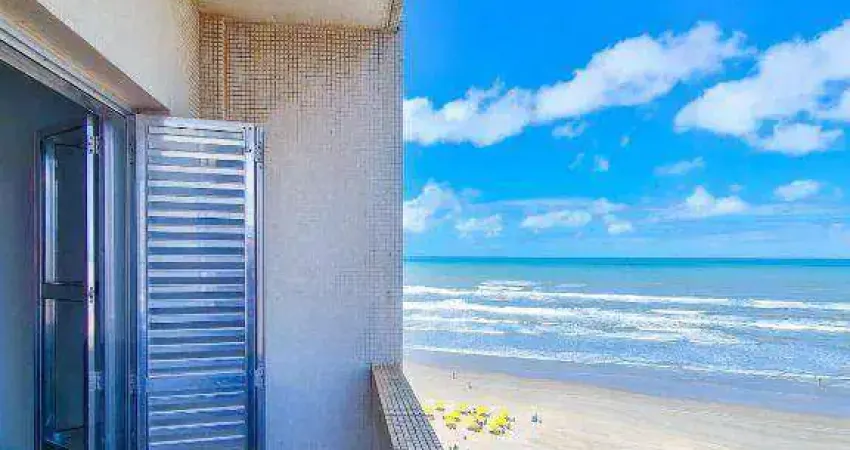 Apartamento de 2 dormitórios transformado em 1 quarto com vista mar na ocian em praia grande sp.