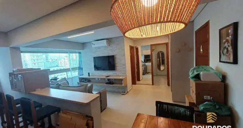 Apartamento de 1 dormitório mobiliado e decorado com vista mar no caiçara em praia grande sp.