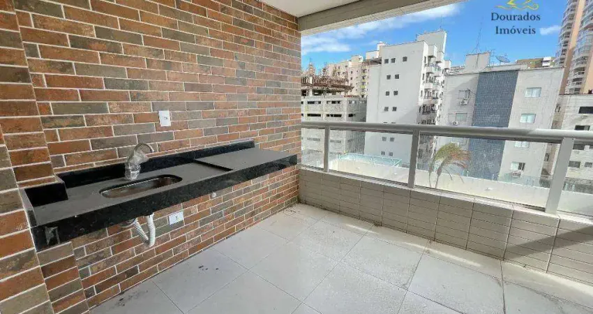 Apartamento 02 dormitórios (sendo 01 suíte), com sacada no canto do forte em praia grande sp.