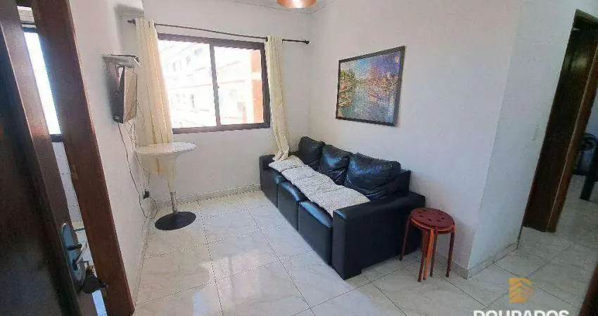 Apartamento de 1 dormitório com vista mar, na aviação em praia grande sp.