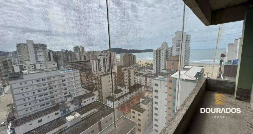 Apartamento em construção 3 dormitórios, sendo 1 suíte com varanda gourmet, lazer completo na Guilhermina - Praia Grande SP