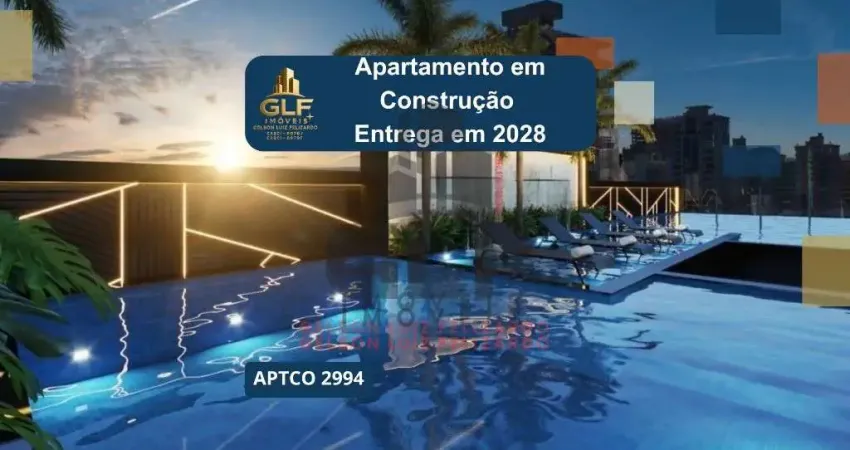 Apartamento em construção em porto belo/sc no bairro balneário pereque, 174m² com 3 suítes e 2 vagas, com lazer completo. bem localizado a 160m do mar