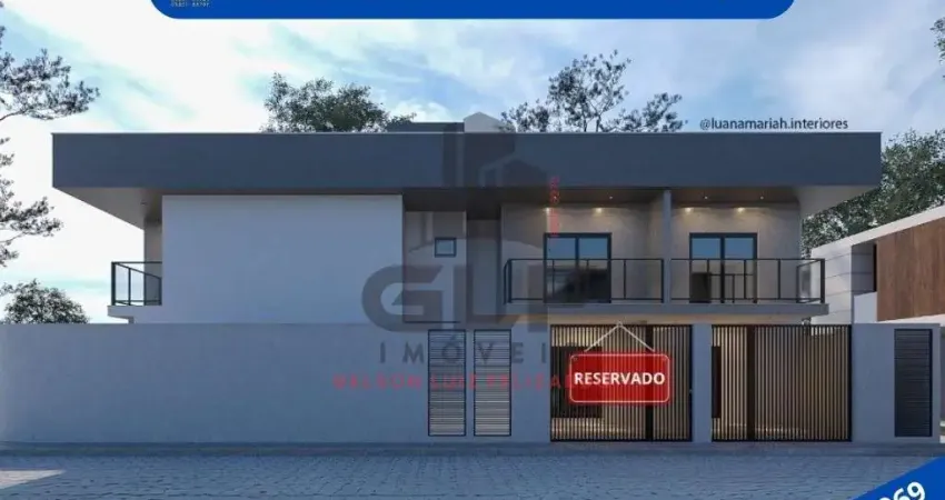 Casa Sobrado Geminada à venda na cidade de Itapema/SC no bairro Morretes, com 2 Suítes e 1 Vaga de Garagem. Bem localizado perto da Praia de Itapema