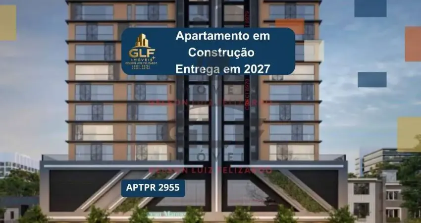 Apartamento em construção alto padrão na cidade de porto belo/sc no bairro pereque, 2 suítes e 2 vagas de garagem. 108m². localização privilegiada