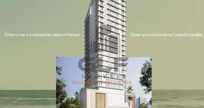 Lançamento Apartamento Flat Alto Padrão em Itapema/SC na Meia Praia, com 1 suíte e 1 vaga de garagem. Ótimo investimento.