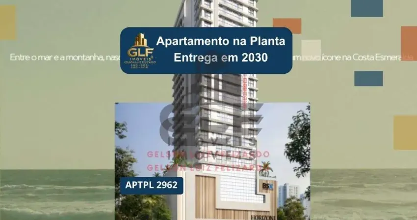 Lançamento apartamento flat alto padrão em itapema/sc na meia praia, com 1 suíte e 1 vaga de garagem. ótimo investimento.