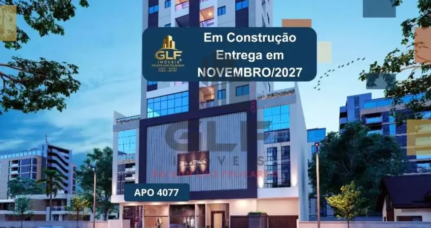 Apto em construção em itapema bairro morretes, com 64,89m² área privativa sendo 2 suíte, 1 vaga de garagem, área de lazer completa