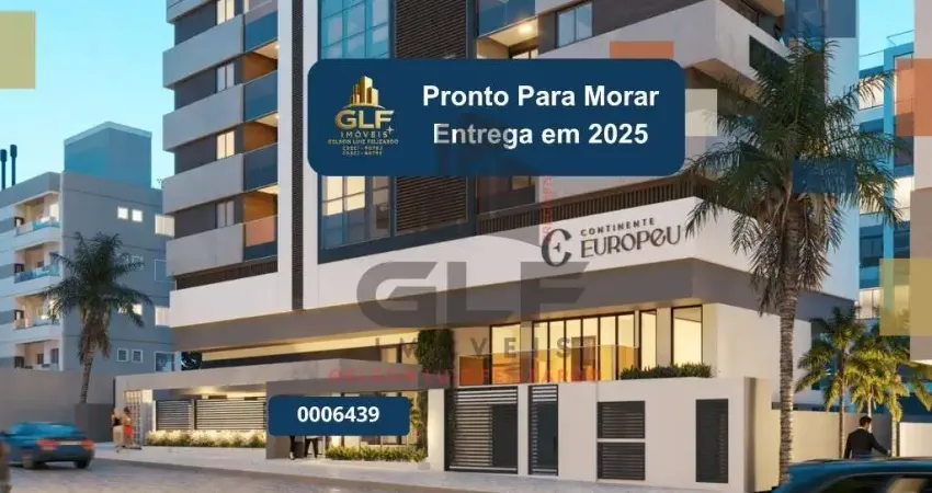 Apto pronto em bombinhas, com 136,72m² área privativa sendo 3 suítes, 2 vagas de garagem, área de lazer completa