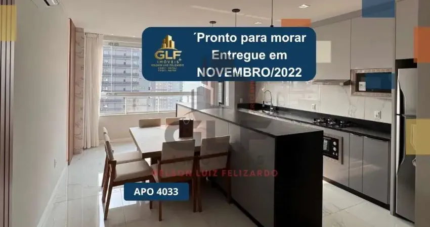 Apto pronto em perequê porto belo, com 86,86m² área privativa, sendo 2 suítes, 2 vagas de garagem, área de lazer completa