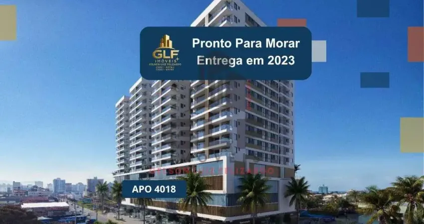 Apto pronto em porto belo, com 130,35m² área privativa sendo 3 suítes, 2 vagas de garagem, área de lazer completa