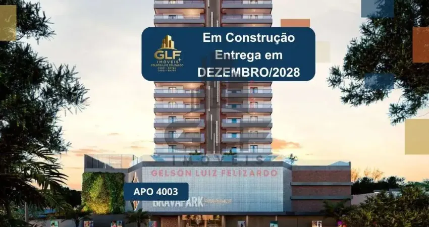 Apto em construção em itajaí/sc com 82m²área privativa, sendo 2 suítes, 2 vagas de garagem área de lazer completa