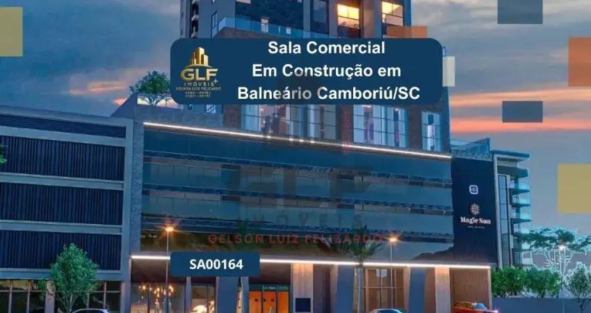 Sala comercial  em construção em balneário camboriú, com 135,72m² de área, não perca essa oportunidade