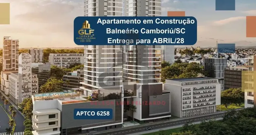Apartamento em construção em balneário camboriú, com 197,13m² área privativa, bem localizado