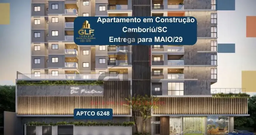 Apartamento em construção em camboriú/sc, com 127,91m² área privativa bem localizado