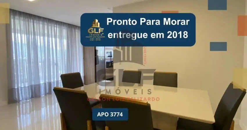 Apto pronto em itapema/sc com 130m² área privativa com 3 dormitórios sendo 2 suítes, 1 vaga de garagem, área de lazer
