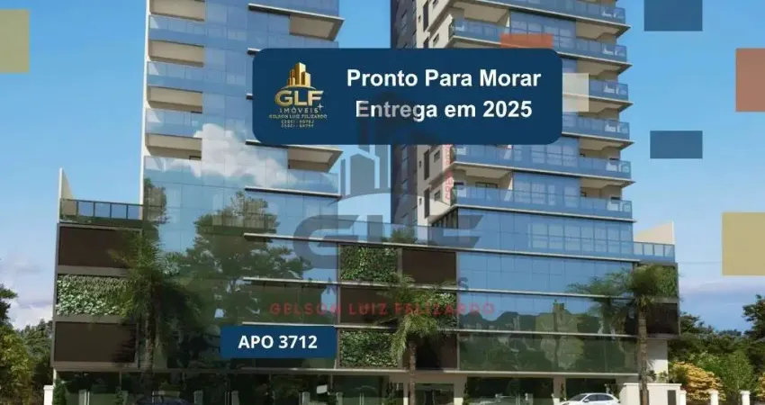 Apto pronto em itapema/sc bairro meia praia, com 177,02m² área privativa, sendo 4 suítes, 3 vagas de garagem, área de lazer completa