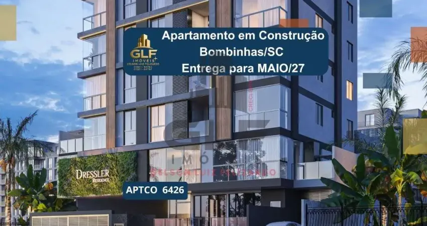 Residência de luxo em construção à venda em bombinhas-sc: apartamento de 2 quartos, 2 suítes e 80m² no bairro bombas!