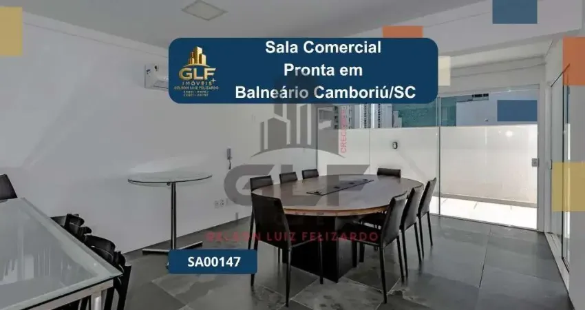 Sala comercial pronta em balneário camboriú, com 44,30m² de área, não perca essa oportunidade