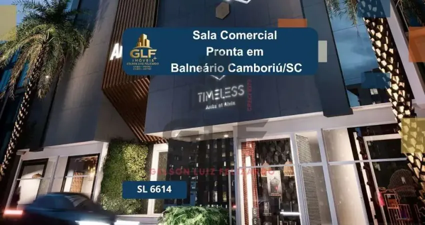Oportunidade única: sala comercial pronta à venda no centro de balneário camboriú-sc, 448,87m², 1 banheiro e 2 vagas de garagem!