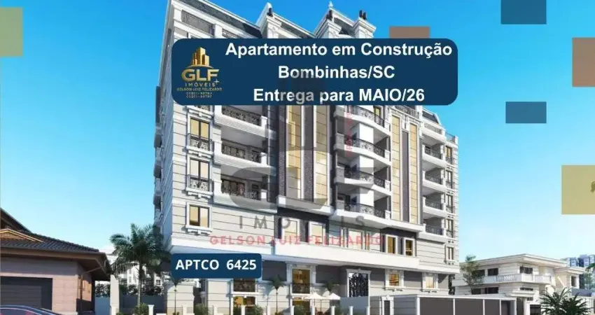 Imperdível: apartamento em construção de 2 quartos, 2 suítes e 122m² à venda em bombas, bombinhas-sc!