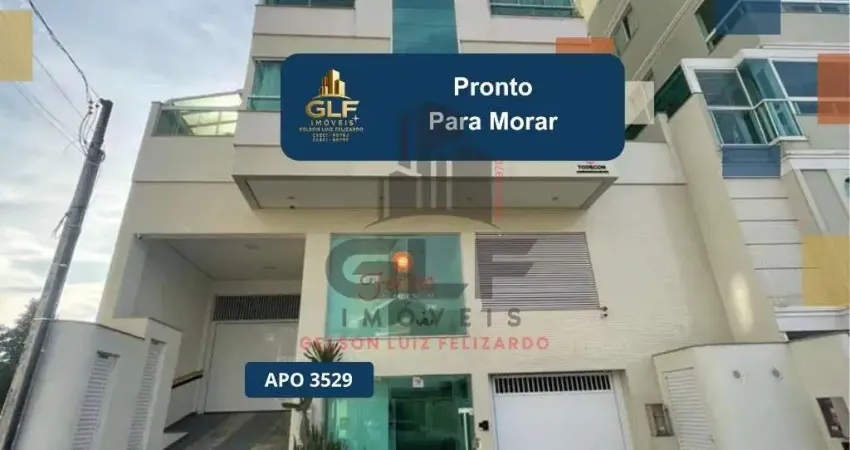 Apto pronto em porto belo, com 80m² área privativa, com 2 dormitórios sendo 1 suíte, 2 vagas de garagem, área de lazer completa