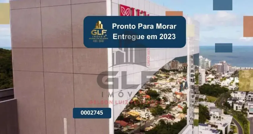 Apto pronto em itajaí, com 27,45m² área privativa, sendo 1 suíte, área de lazer completa