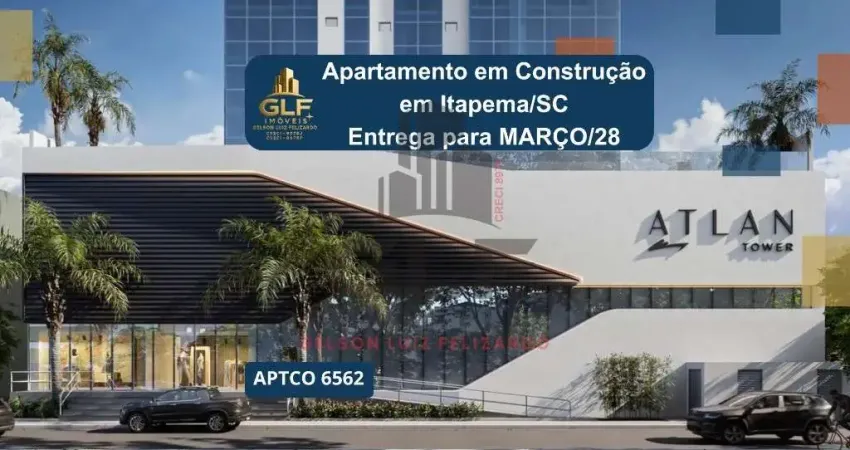 Apartamento em construção em itapema/sc, com 131m² área privativa, não perca essa oportunidade